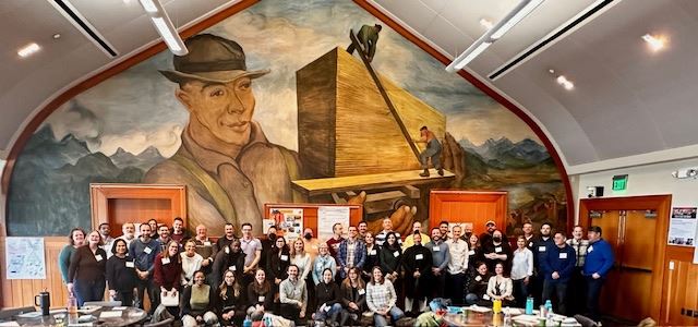 Agency staff group picture at our second annual staff retreat in Everett